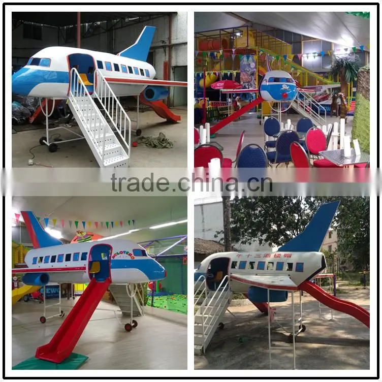 Cost-effective most popular hot selling airplane style children outdoor playground equipment