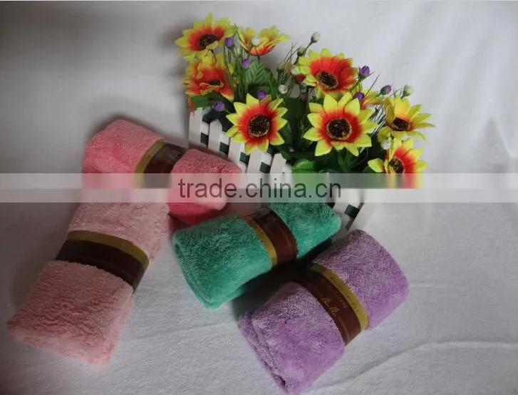 super soft coral fleece fabric towel for car cleaning