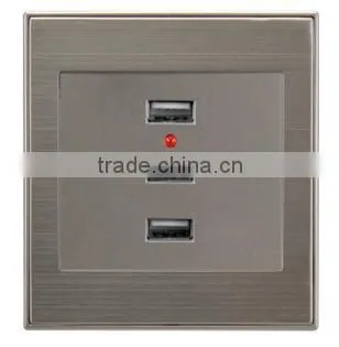 Outstanding Design Practical 250V 10A 3 USB wall mount socket outlets/3 usb outlet/Wall Socket outlet