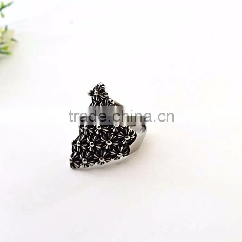 stainless steel jewelry skulls men's ring rocker gay men ring
