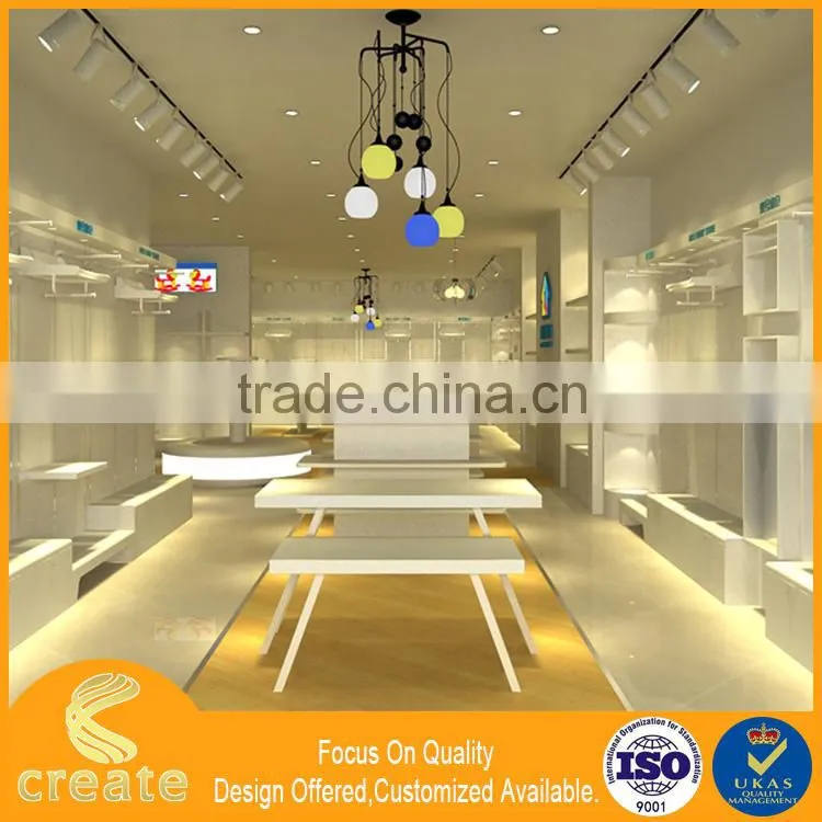 High end children shop furniture garment display stand,clothing store showcase for baby kids garments from China