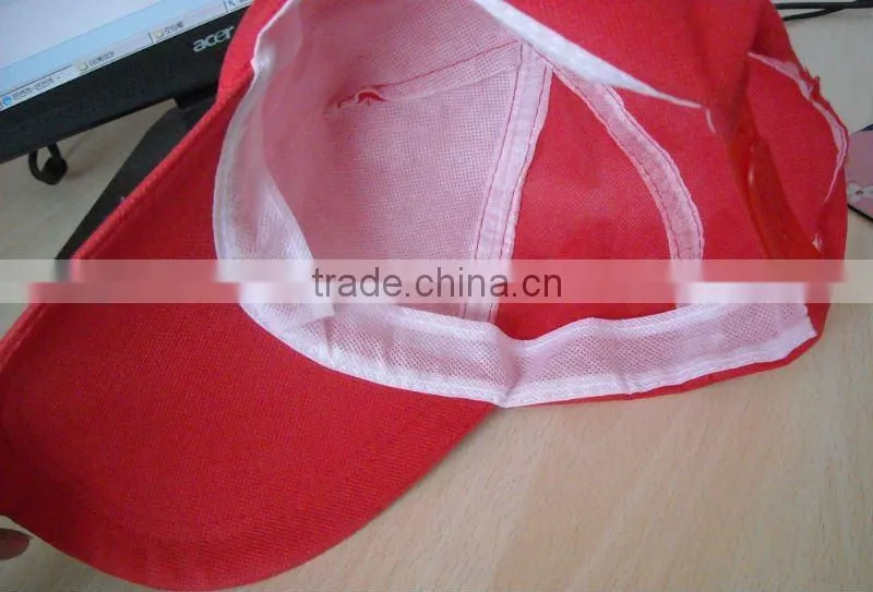 manufacture 5 panel red promotion hat