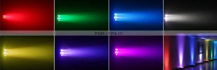 Hot sale weeding Christmas decoration LED stage light 6pcs 7in1 RGBWAUV +Pink LED Par light