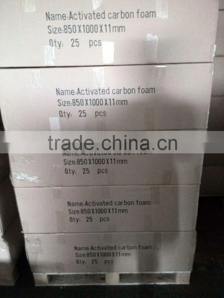 FRS-ACM-002 Activated carbon filter polyurethane foam (factory price)