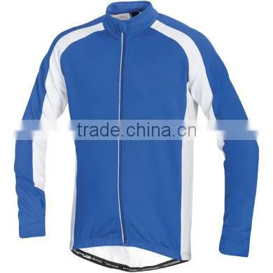 Sublimation high quality long sleeve cycling shirt