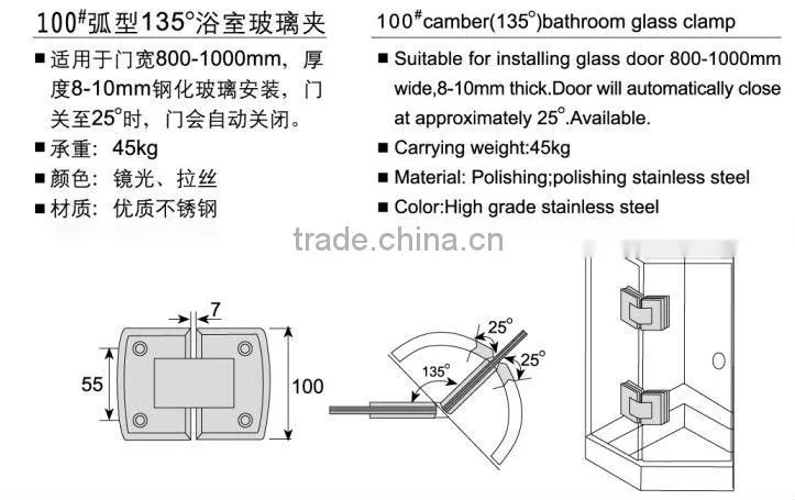 bathroom door clamps