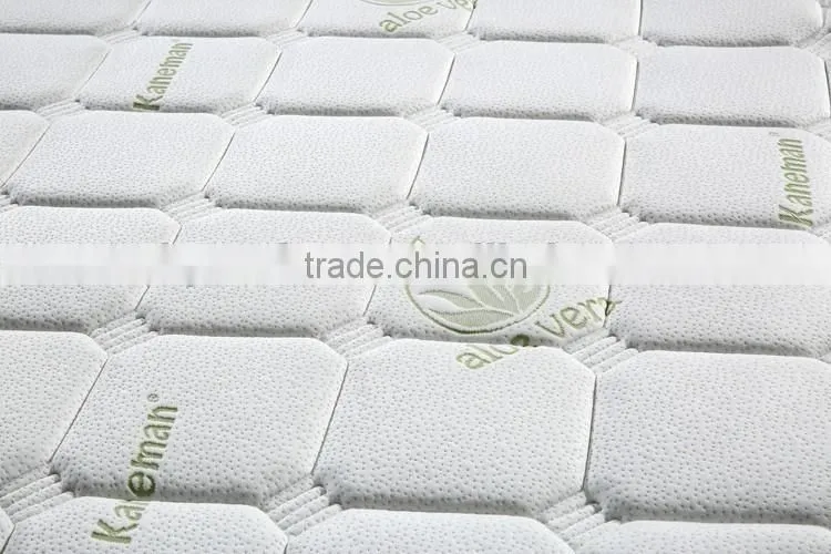 Aloe vera healthy and nice pillow top spring mattress