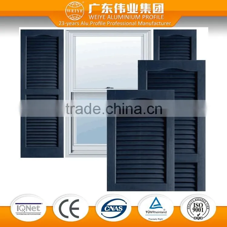 Door and Window Frames Type and Aluminum Alloy Frame Material louver frame window and louver shutter glass