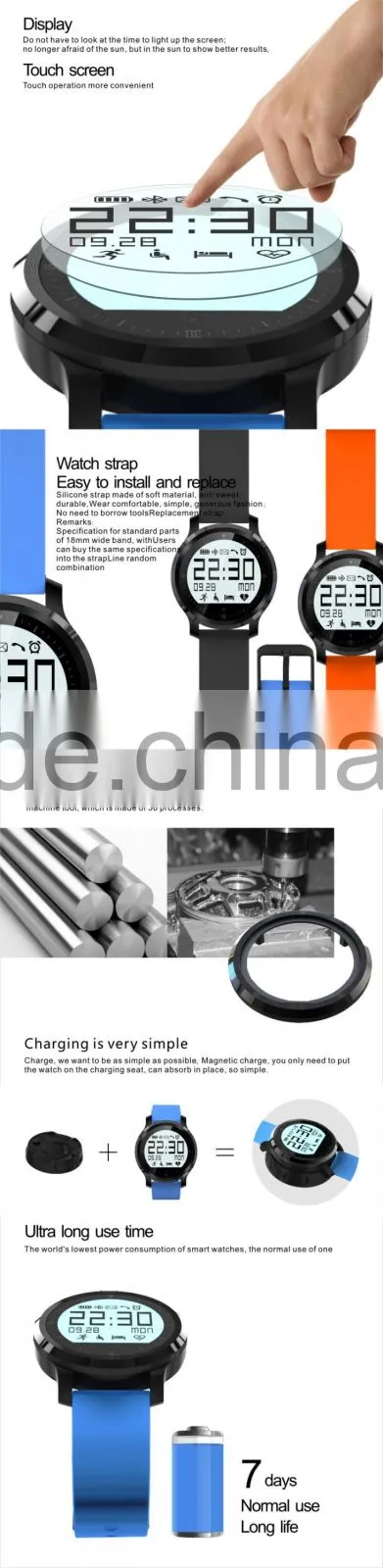 IP67 grade smallest mobile watch, heart rate monitoring v6 watch mobile