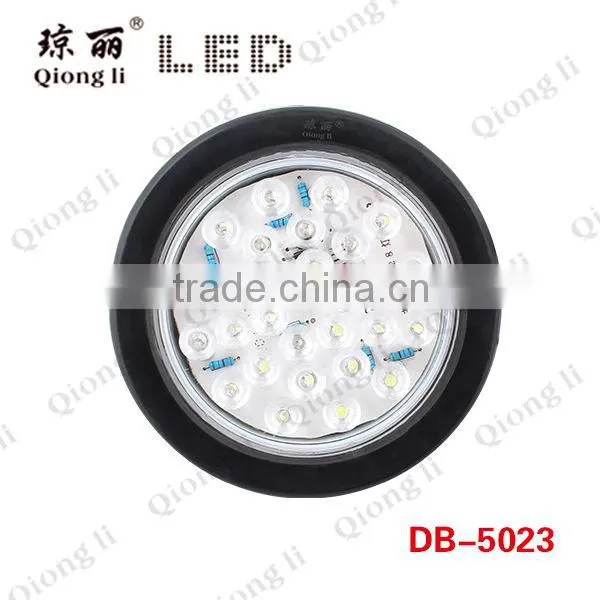 12/24V Round LED vehicle light,waterproof LED truck rear lights