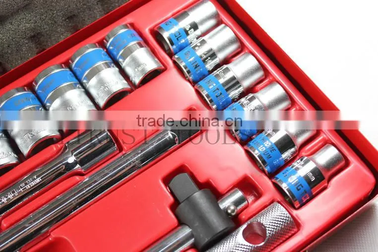 24PCS 1/2" metal box socket set 4024AAM GS KING TOOLS made in china