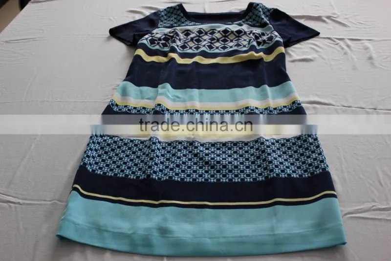 Ladies new design striped skirt