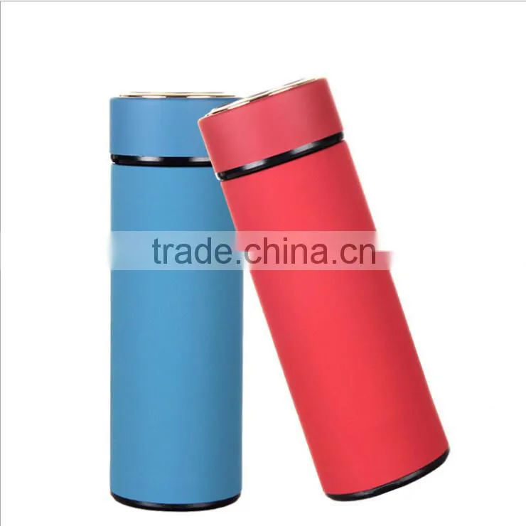 High quality 380ml logo free car business vacuum cup mug bottle