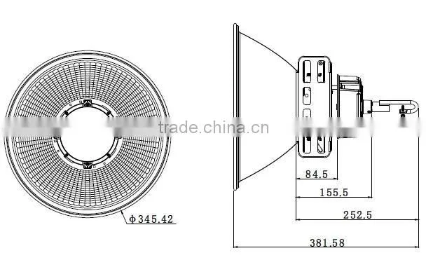 Most pupluar gas station factory 100w led high bay light