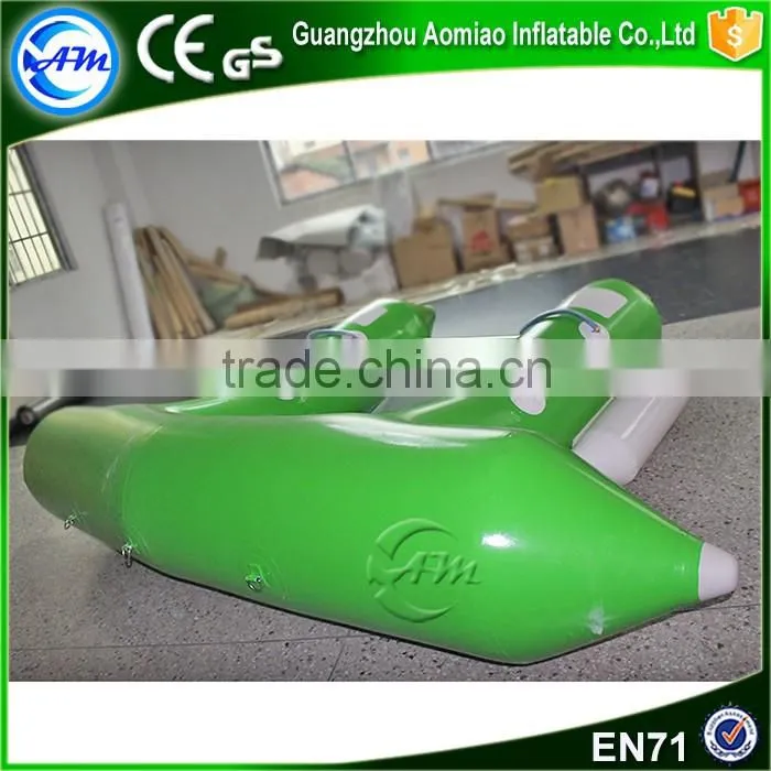 Cheap water toys fishing boats inflatable flying fish towable for sale