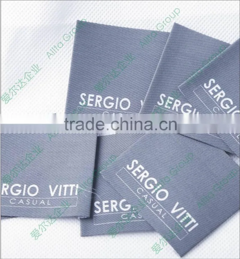 Factory price custom printed clothing labels woven clothing labels