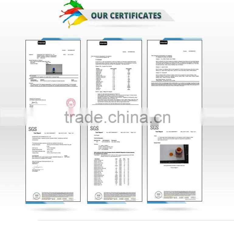 Popular Complete Types Universal Fluorescent Printing Orange Pigment