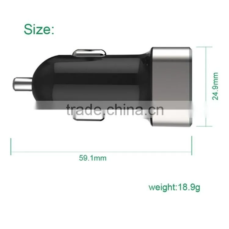 REYON 3.4A 2 port USB car charger 12/24V for iPhone 6S Plus 6 Plus 6 5SE 5S 5 5C 4S, Samsung Galaxy S7 S6 Edge Plus Note 5 4 S5