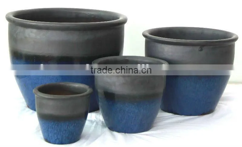 large pottery garden pot