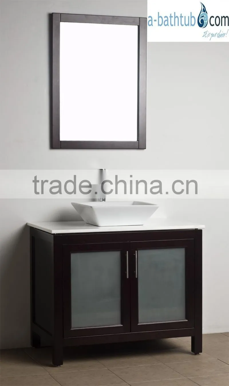 2016 wood venner sliding door bathroom vanity