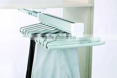 Pull-out trousers rack