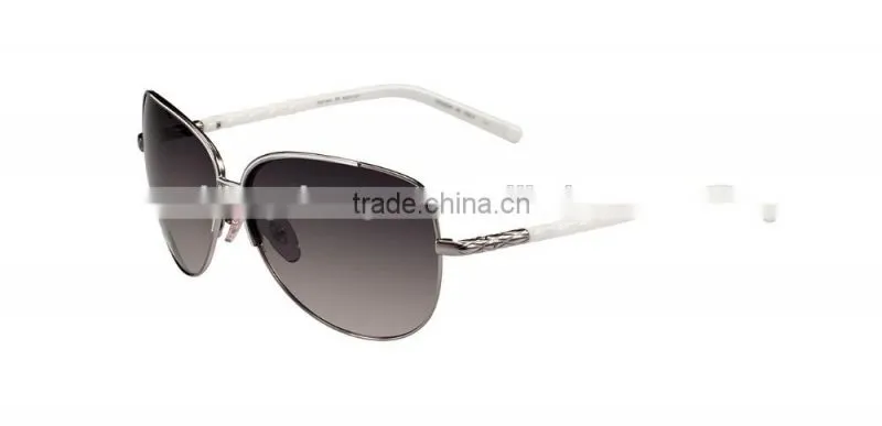 Custom polarized women aviator sunglasses with TAC lens metal frame