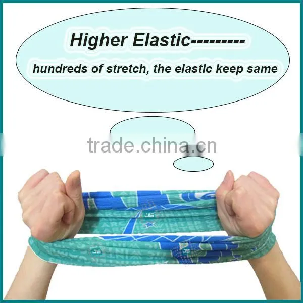 Custom printed microfiber tube headwear