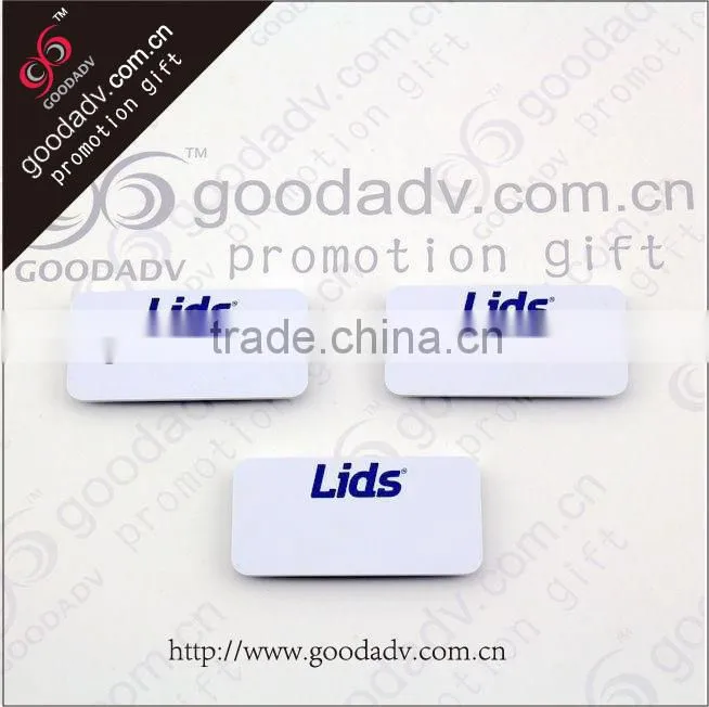 Fashion High quality plastic magnetic reusable name badge