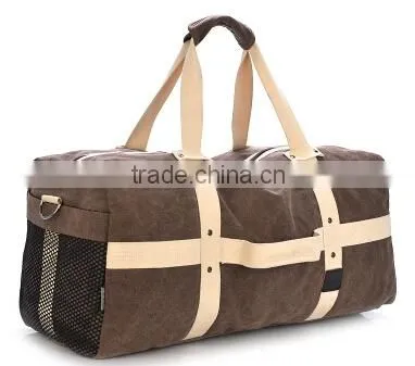hot selling fashion canvas waterproof travel bags duffel bags