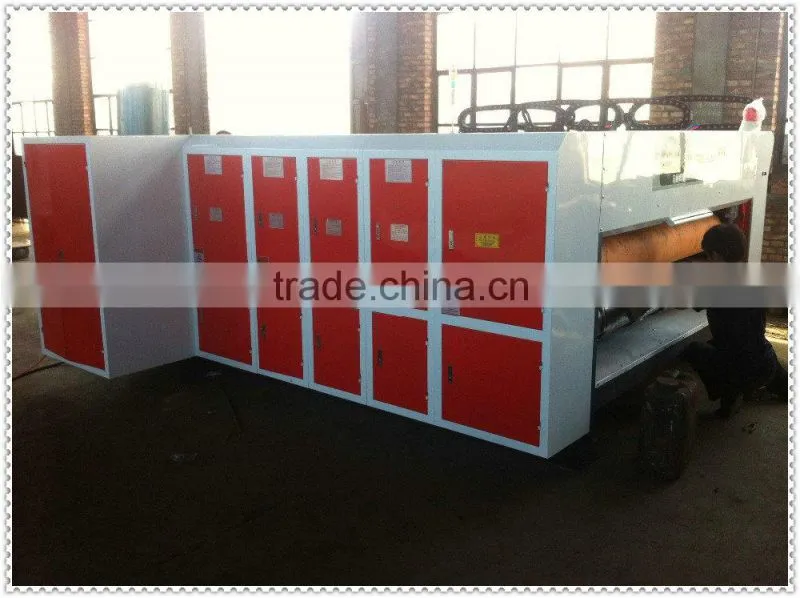 2015 hot sale flexo ink printing slotting die-cutting for corrugated paperboard making and forming
