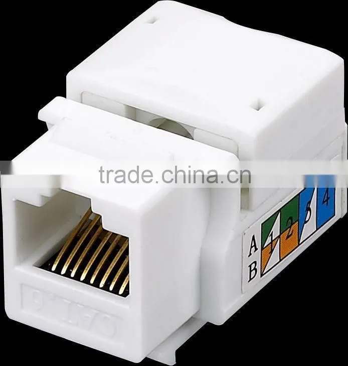 RJ45 cat5e cat6 utp female keystone jack commscope cat6 keystone jack