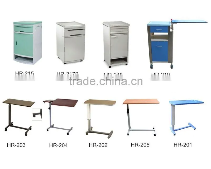 Guardrail Scalable Metal Patient Transfer Trolley