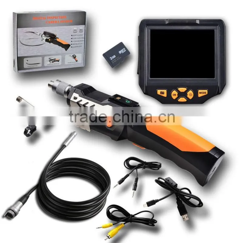 6 LED 3.5" LCD Monitor 1m/3m/5m Tube 8.2mm Inspection Camera Endoscope Borescope Scope