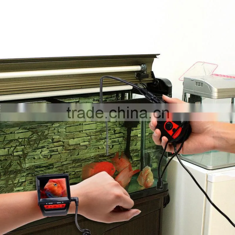 Watch Style Reelable Endoscope Borescope 8.5mm Inspection Camera 2.4" LCD Video