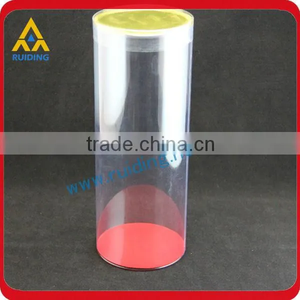 clear plastic cylinder packaging