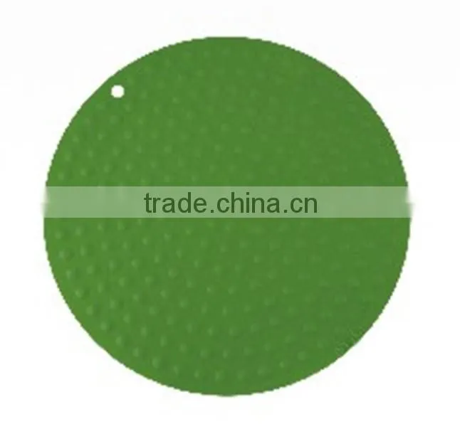 175x175x3.2mm weave shape Anti-dust silicone coaster trivet