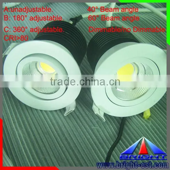 7W Epistar led downlight,3 inches led downlight,3 inches downlight