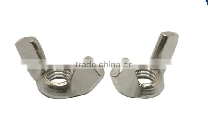 Stainless Steel 18-8 Copper Brass Aluminum DIN 315 Wing Nut Bolts And Wing Nuts