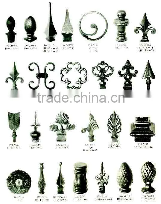 top-selling wrought iron fence spearhead