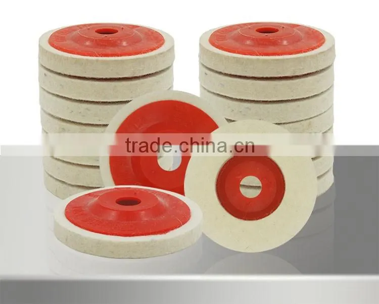 100mm wool wheel felt grinding wheel