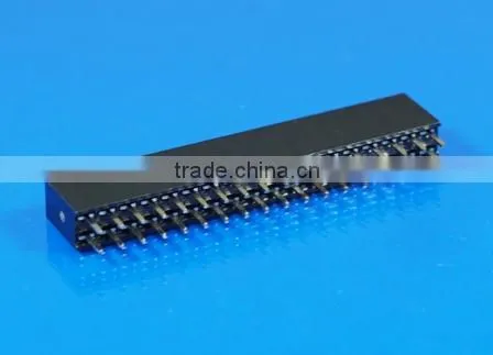 2.54mm Pitch PCB Board to Board Female Header Connector 4 ~ 80 Pin Available