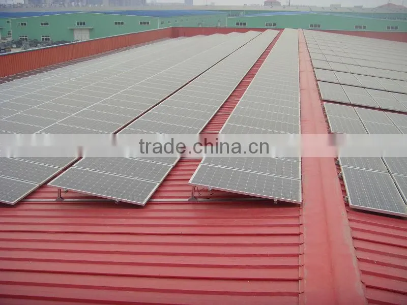 solar power kits for rooftop solar tin roof mounting system