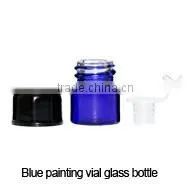 5ml 10ml 20ml 30ml clear glass vial with gold cap
