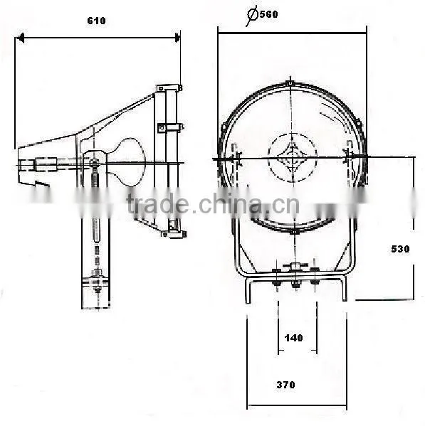 1000W Stainless marine fishing Matal Halide Lamp Sodium Light