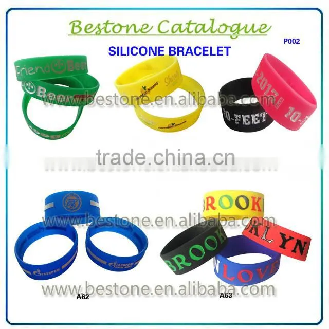 2015 the newest Silicone Bracelet custom bracelet
