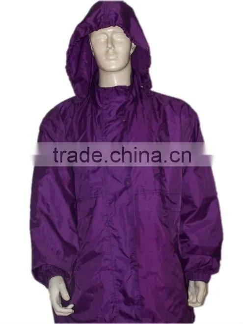 Purple Waterproof Raincoat for Women