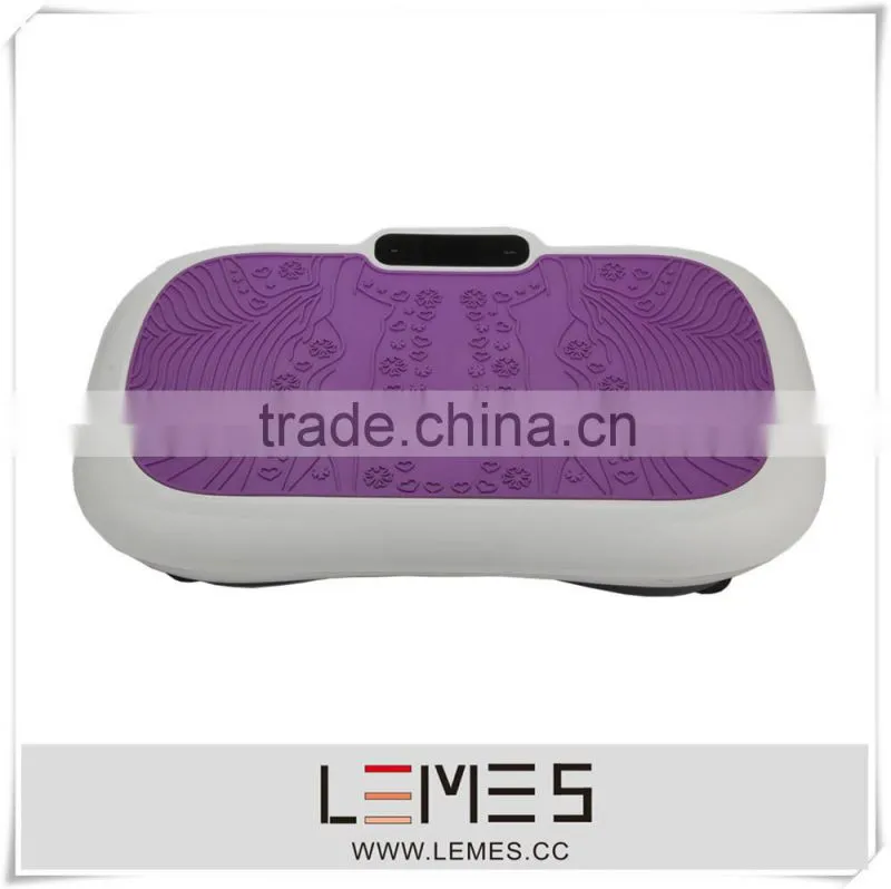 2015 new style music Crazy machine for fitness body vibration plate machine touch screen