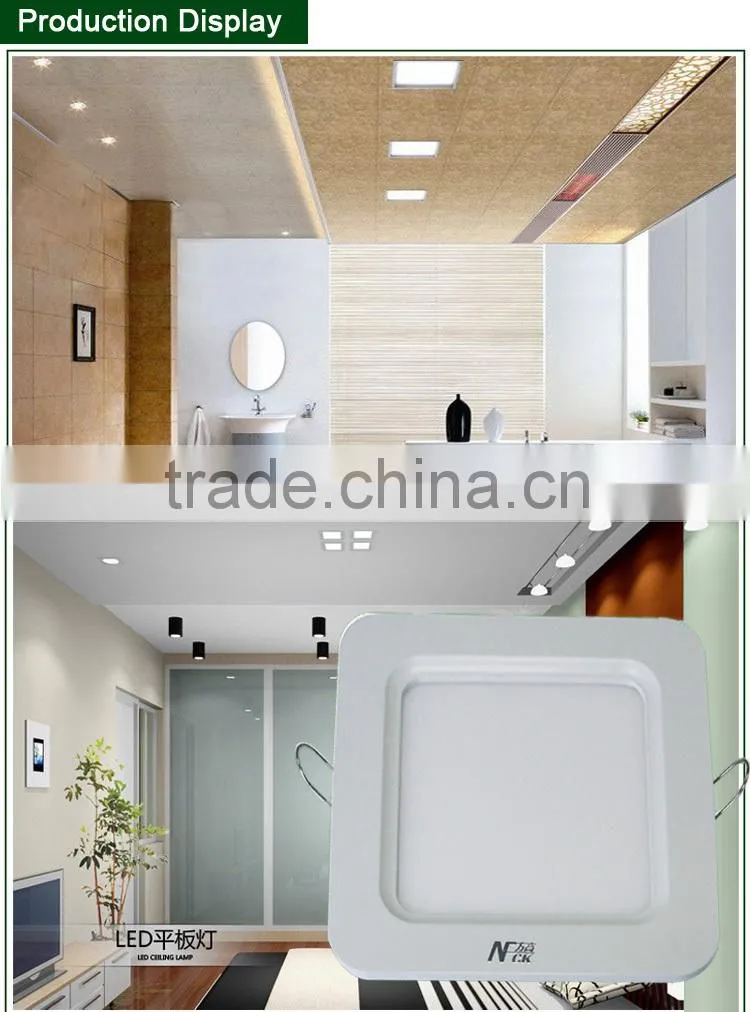 ShenZhen Square Mini LED panel light 5W 8W 12W 20W LED panel light