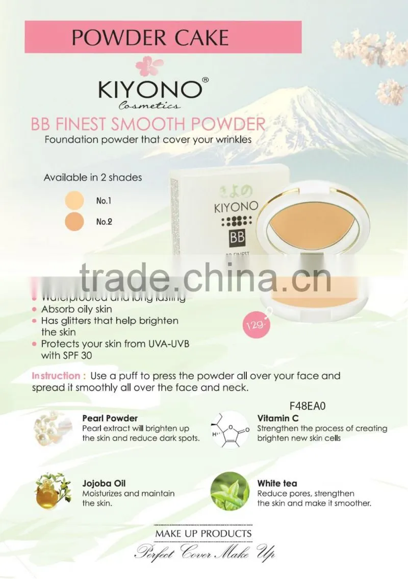 "KIYONO" BB POWDER FINEST SMOOTH FOUNDATION POWDER MAKE UP SPF 30+- 12 g.