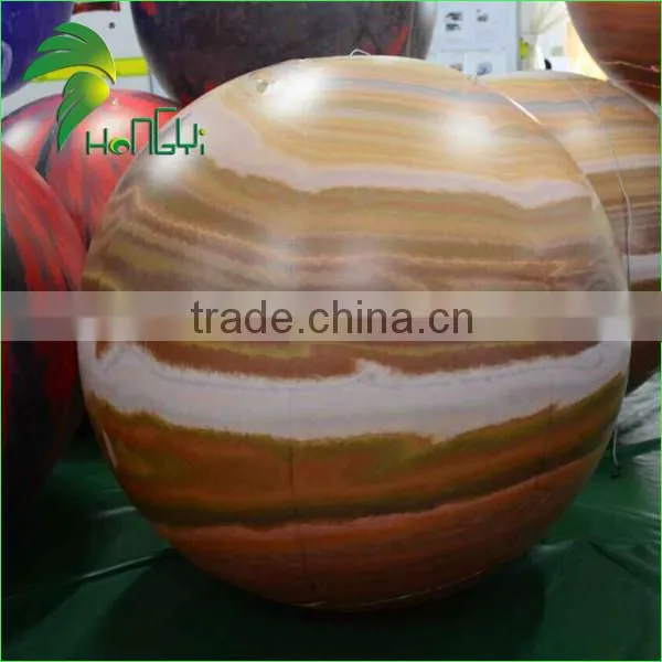 Lighted Inflatable Led Balloon / Inflatable light Planet balloon For Outdoor Decorations